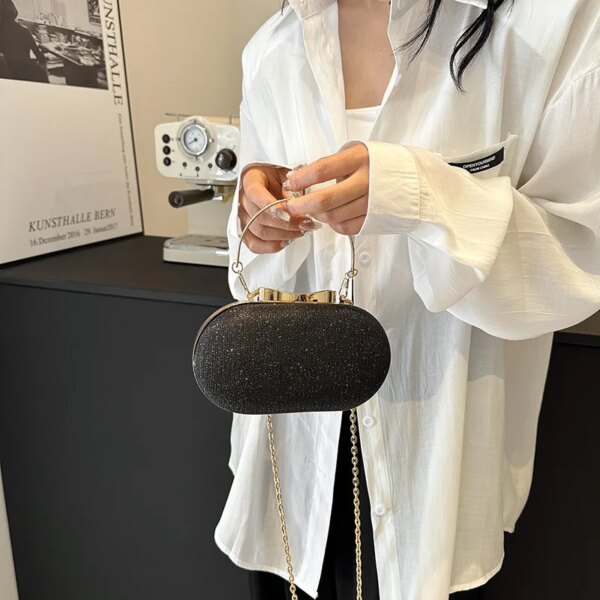 Women's Round Ball Evening Bag for Evening Metal Top Handle Handbag Ladies Chain Party Bag Crossbody Chain Mini Clutch Purse Women's Round Ball Evening Bag for Evening Metal Top Handle Handbag Ladies Chain Party Bag Crossbody Chain Mini Clutch Purse