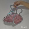 Gamma Phi Delta Pink & Blue Butterfly Bag Ladies Bride Basket Hand Phone Hold Women Girl Used Bags for Party Gamma Phi Delta Pink & Blue Butterfly Bag Ladies Bride Basket Hand Phone Hold Women Girl Used Bags for Party