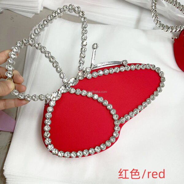 Gamma Phi Delta Pink & Blue Butterfly Bag Ladies Bride Basket Hand Phone Hold Women Girl Used Bags for Party Gamma Phi Delta Pink & Blue Butterfly Bag Ladies Bride Basket Hand Phone Hold Women Girl Used Bags for Party