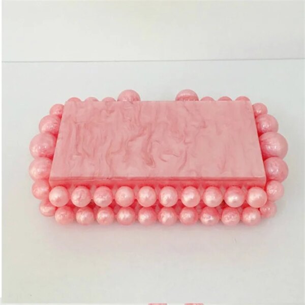 IDOIT Acrylic Clutch Purse for Women with Marbling Evening Handbag Square Box Crossbody Bag with Glitter Beads IDOIT Acrylic Clutch Purse for Women with Marbling Evening Handbag Square Box Crossbody Bag with Glitter Beads