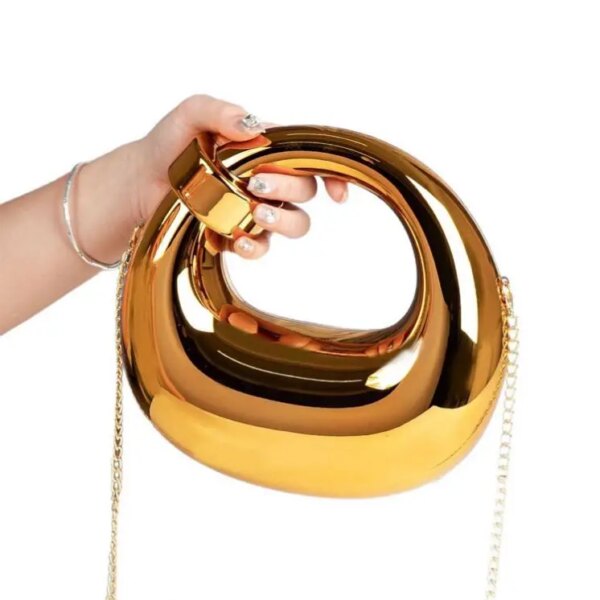 Spot Wholesale LuxuryWomen's Handbag High-Quality Acrylic Fashion Clutch Chain Crossbody Bag Mouth Red Envelope Spot Wholesale LuxuryWomen's Handbag High-Quality Acrylic Fashion Clutch Chain Crossbody Bag Mouth Red Envelope